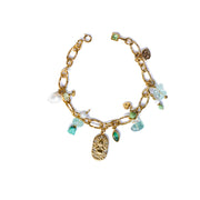 Celestial Zodiac Charm Bracelet