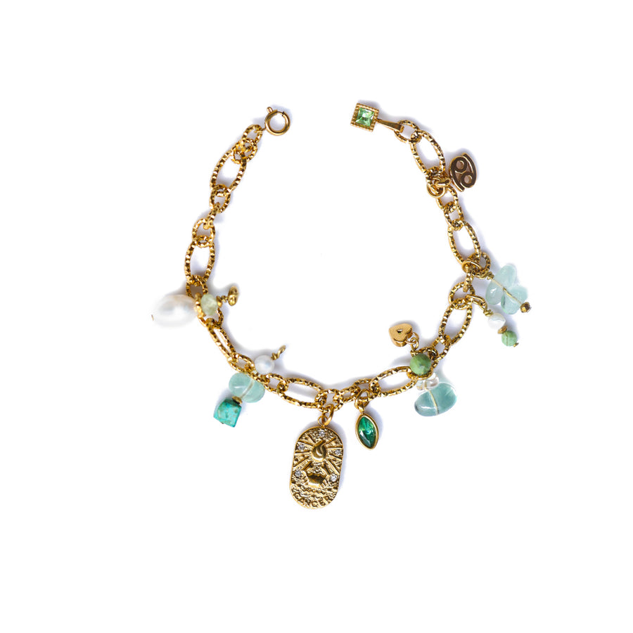 Celestial Zodiac Charm Bracelet