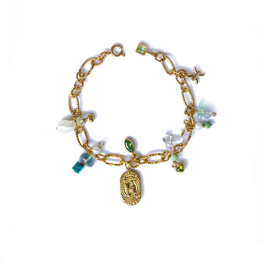 Celestial Zodiac Charm Bracelet