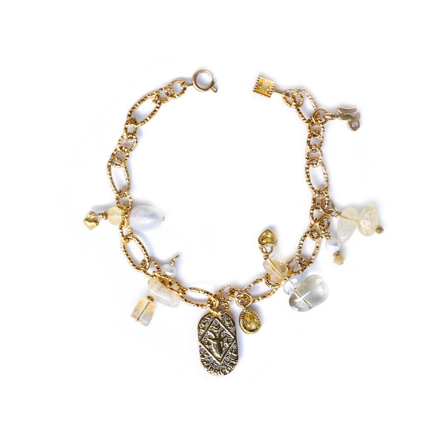 Celestial Zodiac Charm Bracelet