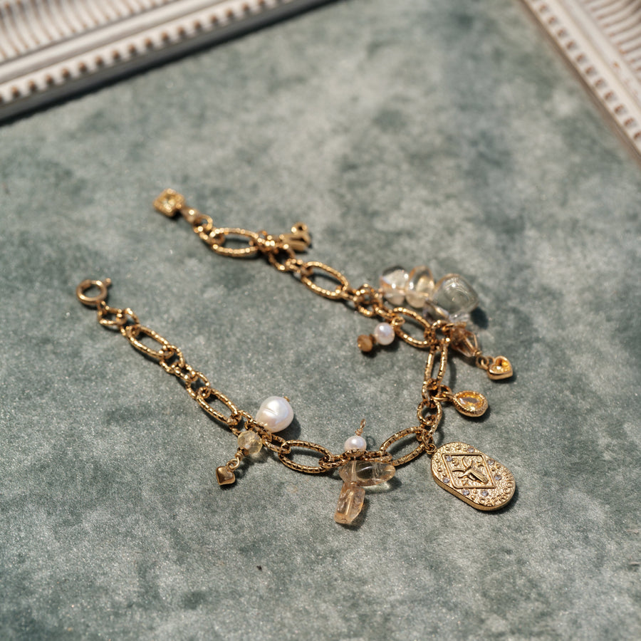 Celestial Zodiac Charm Bracelet