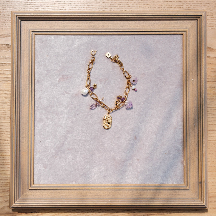 Celestial Zodiac Charm Bracelet