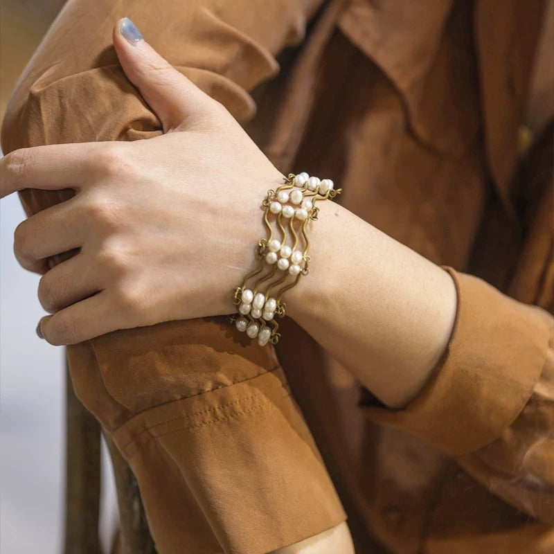 River of Pearls Bracelet
