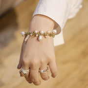 Seafoam Baroque Pearl Bracelet