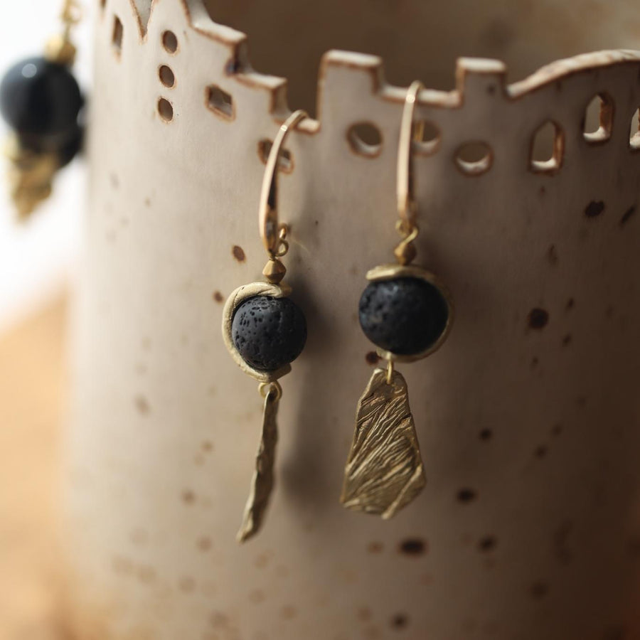 Ember Relic Drop Earrings