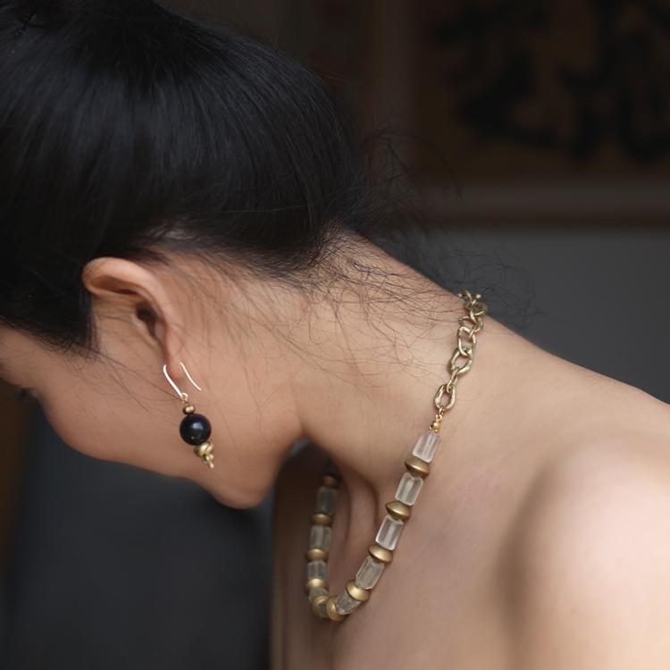 Ember Relic Drop Earrings