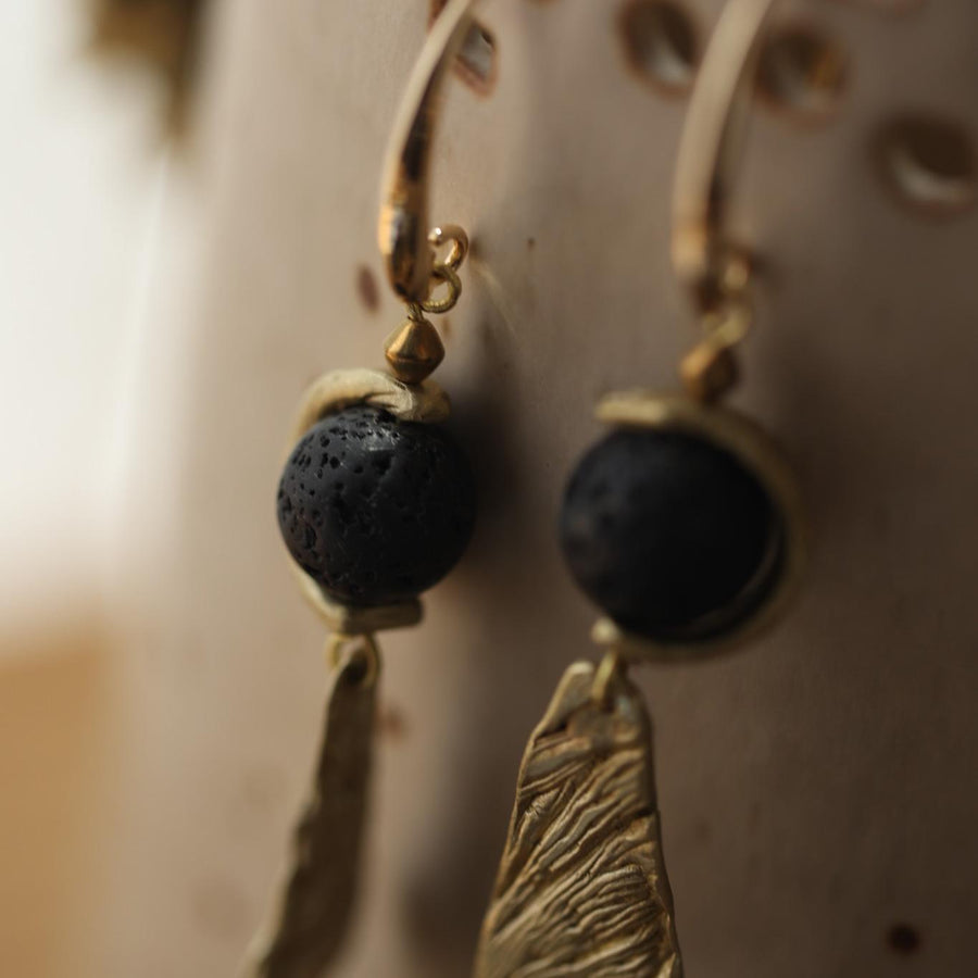 Ember Relic Drop Earrings
