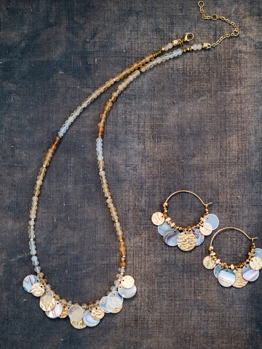 Seaside Melody Necklace & Earrings