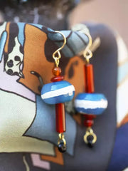 Azure Lantern Earrings