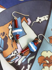 Azure Lantern Earrings