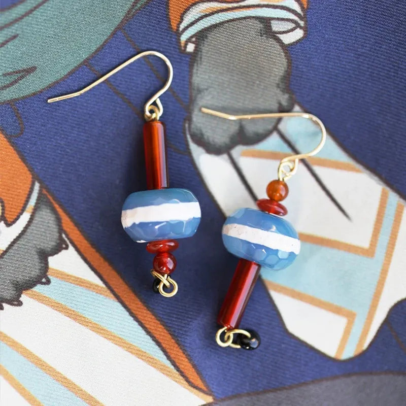 Azure Lantern Earrings