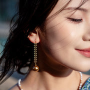 Golden Laurel Earrings