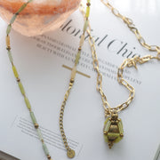 Olive Grove Jade Necklace
