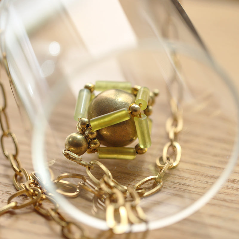Olive Grove Jade Necklace