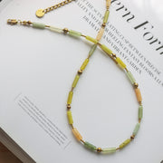 Olive Grove Jade Necklace