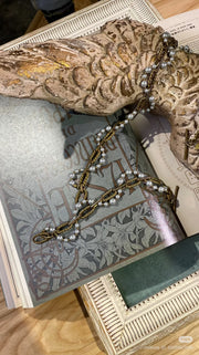 Perle Tressée Pearl Chain Necklace