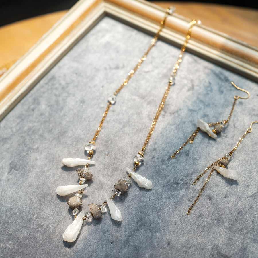 Frostfall Necklace & Earrings