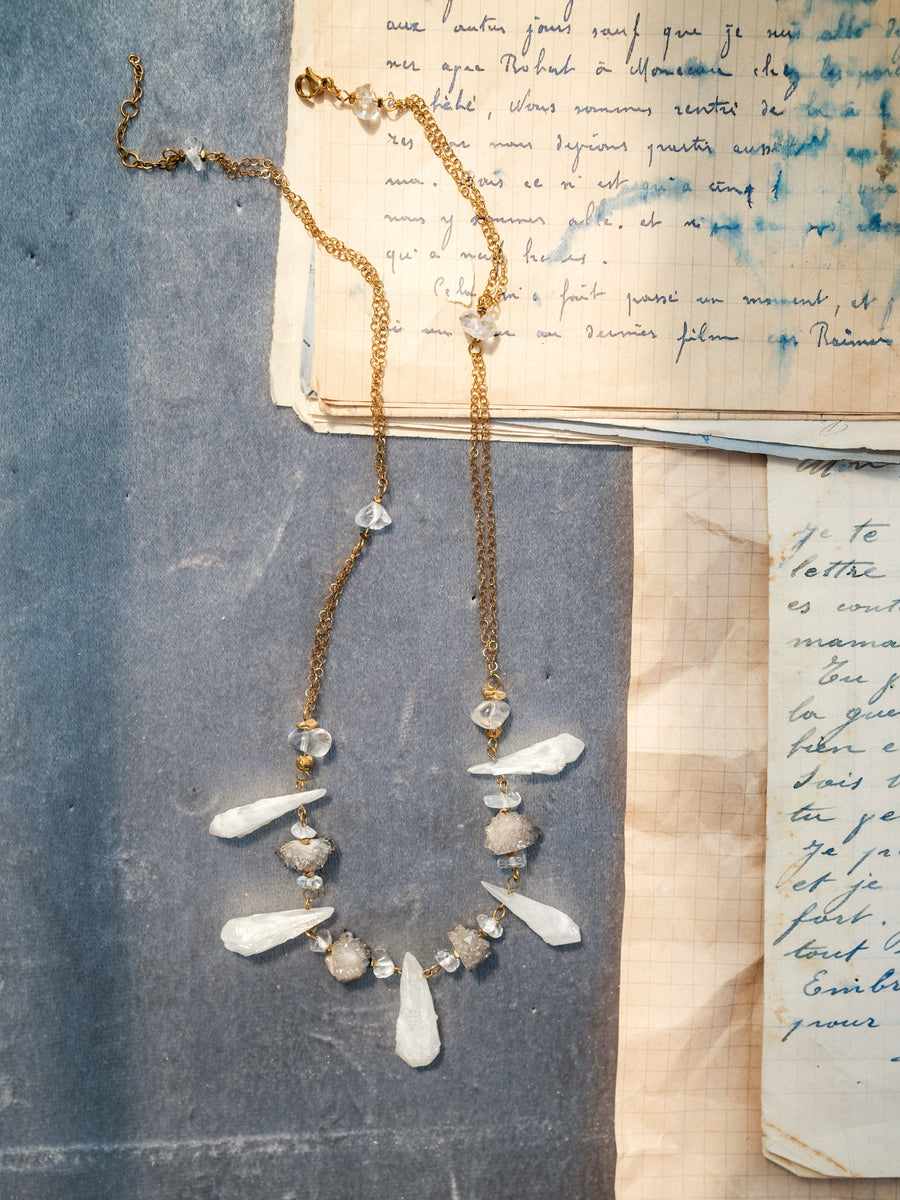 Frostfall Necklace & Earrings