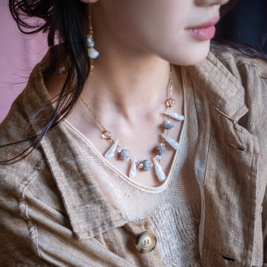 Frostfall Necklace & Earrings