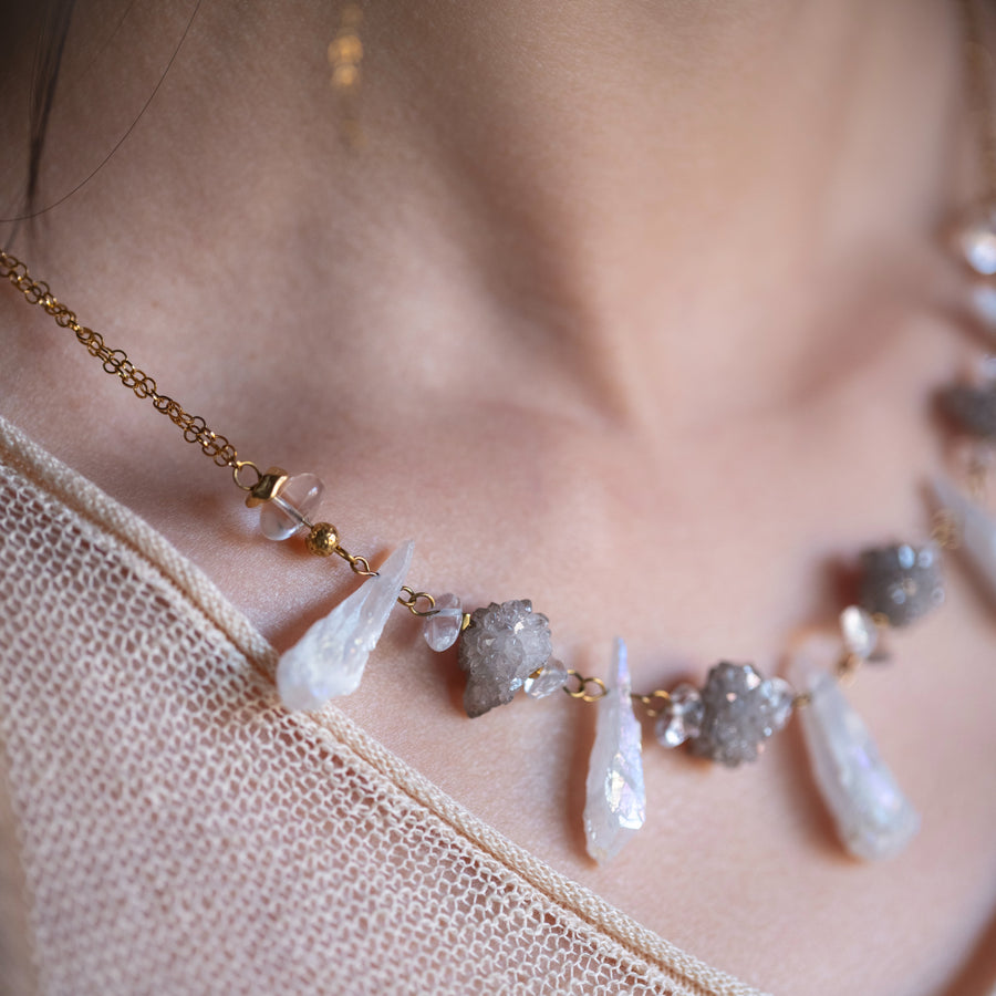 Frostfall Necklace & Earrings