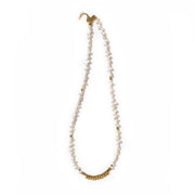 Golden Tide Pearl Necklace & Bracelet