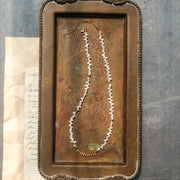 Golden Tide Pearl Necklace & Bracelet