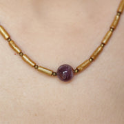 Amethyst Axis Necklace