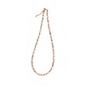 Rosalie Rhodochrosite Prehnite Necklace and Bracelet