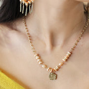 Blush Eye Necklace