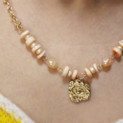 Blush Eye Necklace