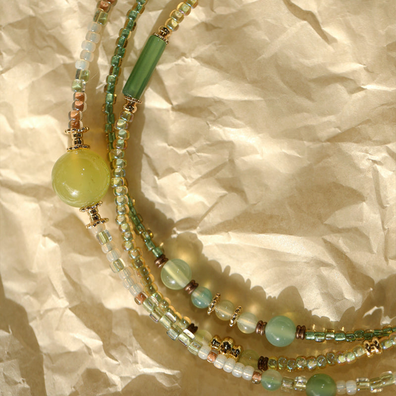 Verdelle Multi-Strand Necklace & Bracelet