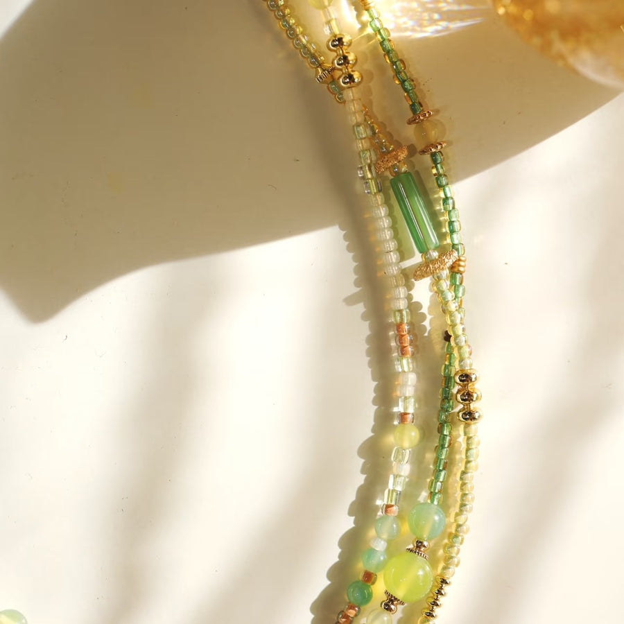 Verdelle Multi-Strand Necklace & Bracelet
