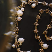 Seafoam Baroque Pearl Necklace