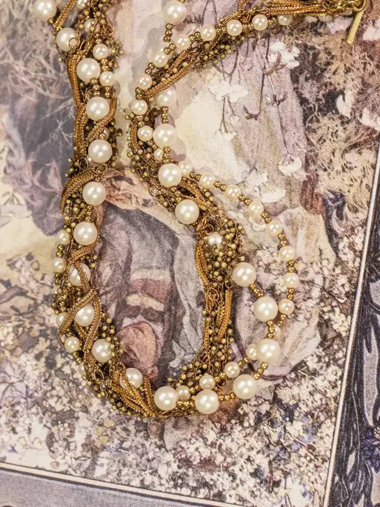Rosaline Pearl Torsade Necklace