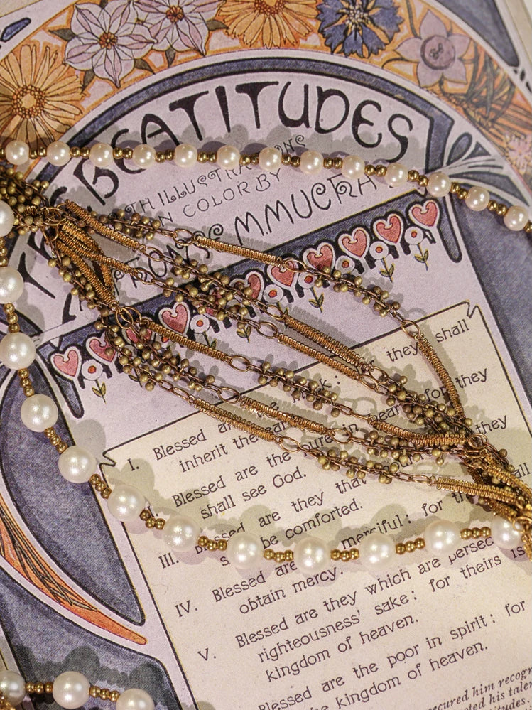 Rosaline Pearl Torsade Necklace