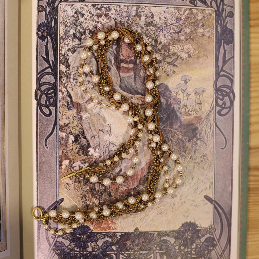 Rosaline Pearl Torsade Necklace