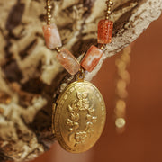 Sunlit Reverie Locket Necklace