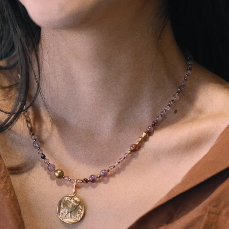 Athena Medallion Necklace