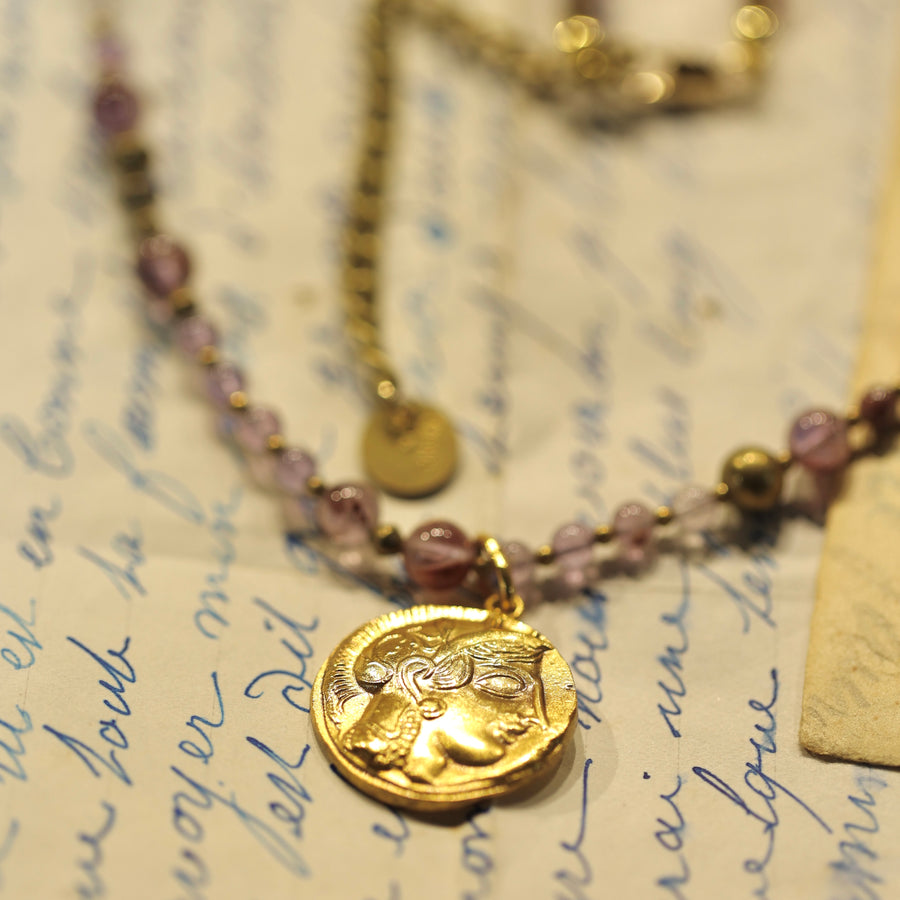 Athena Medallion Necklace
