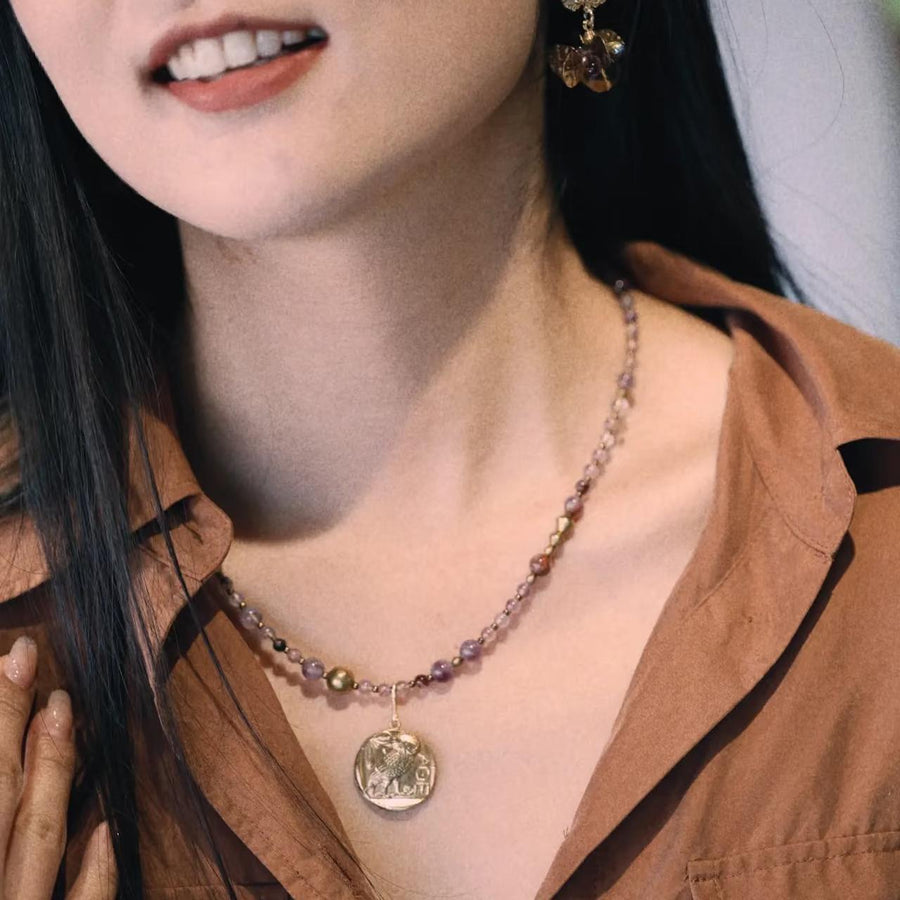Athena Medallion Necklace