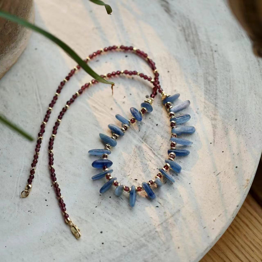 Azure Cascade Necklace