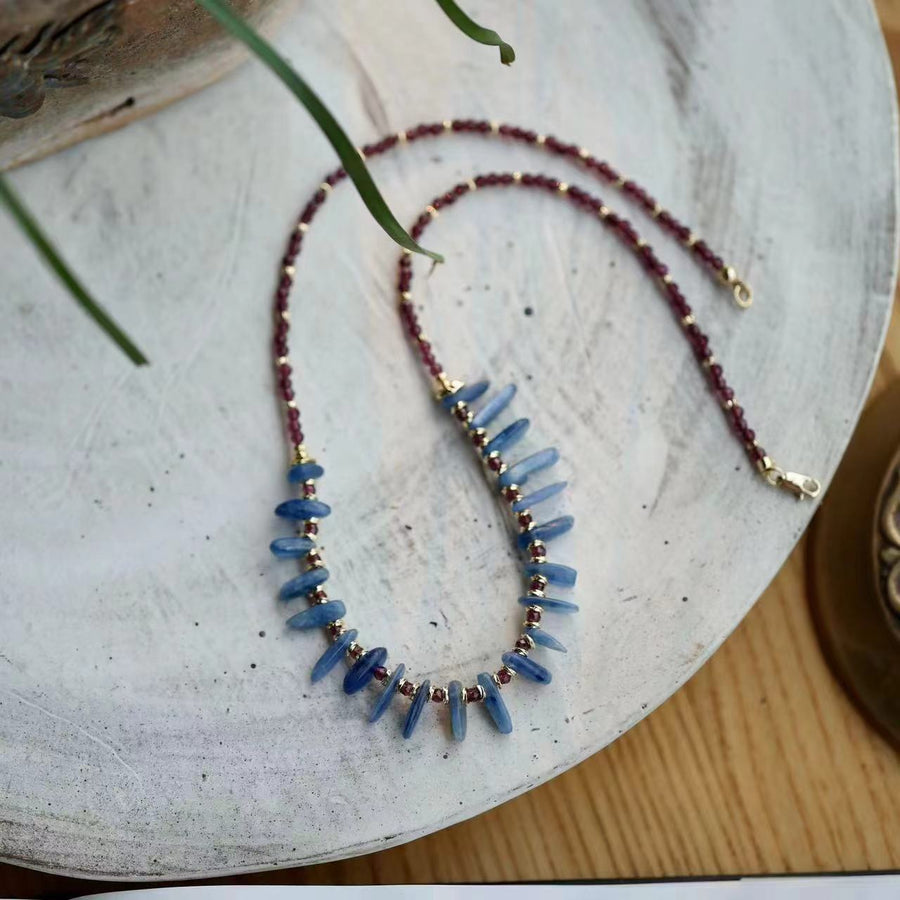 Azure Cascade Necklace