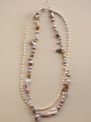 Baroque Reverie Double-Strand Necklace