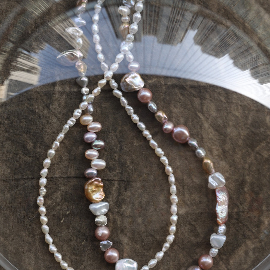 Baroque Reverie Double-Strand Necklace