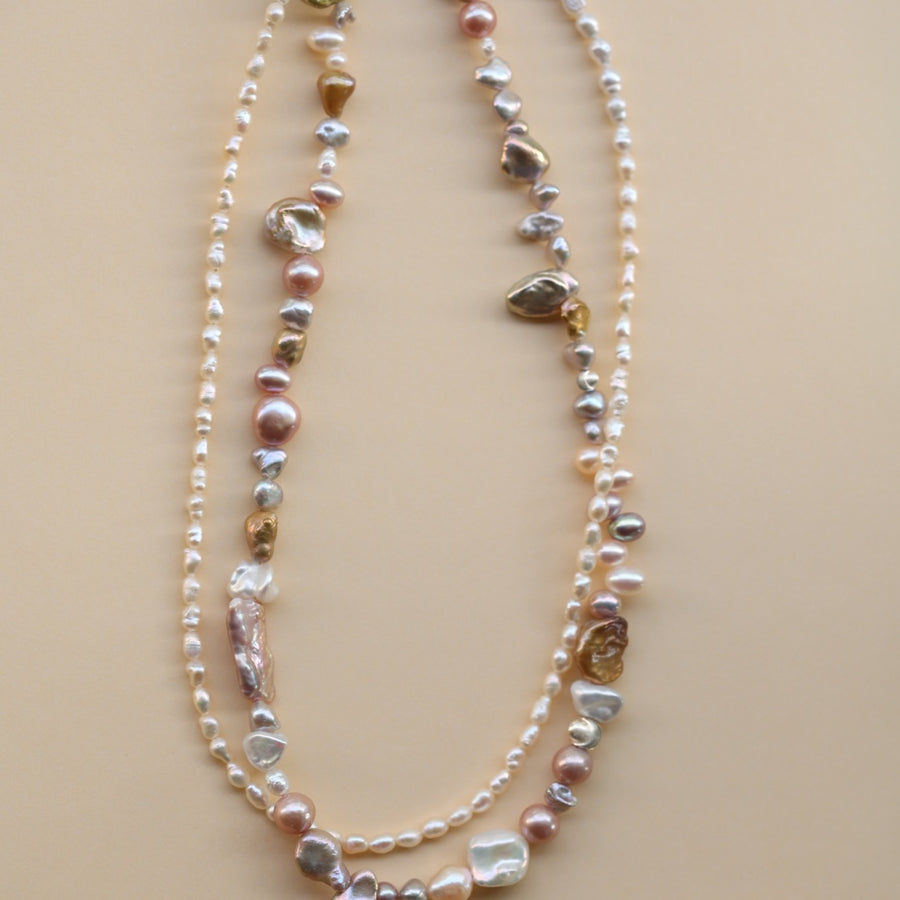 Baroque Reverie Double-Strand Necklace