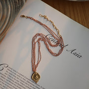 La Rosée Medallion Necklace
