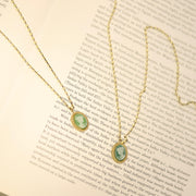 La Verdure Agate Cameo Pendant
