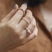 Lumière Pearl Ring – Three Variations