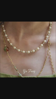 Élise Agate & Pearl Necklace
