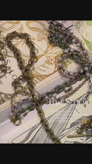 Verdant Pearl Torsade Necklace
